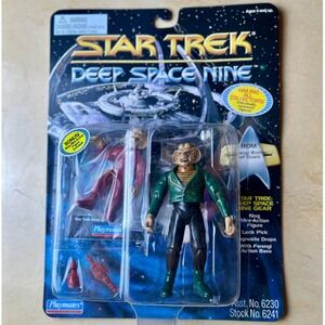 Playmates Star Trek Rom Action Figure Male 5in Green DS9 Nog Bonus 6241 1995
